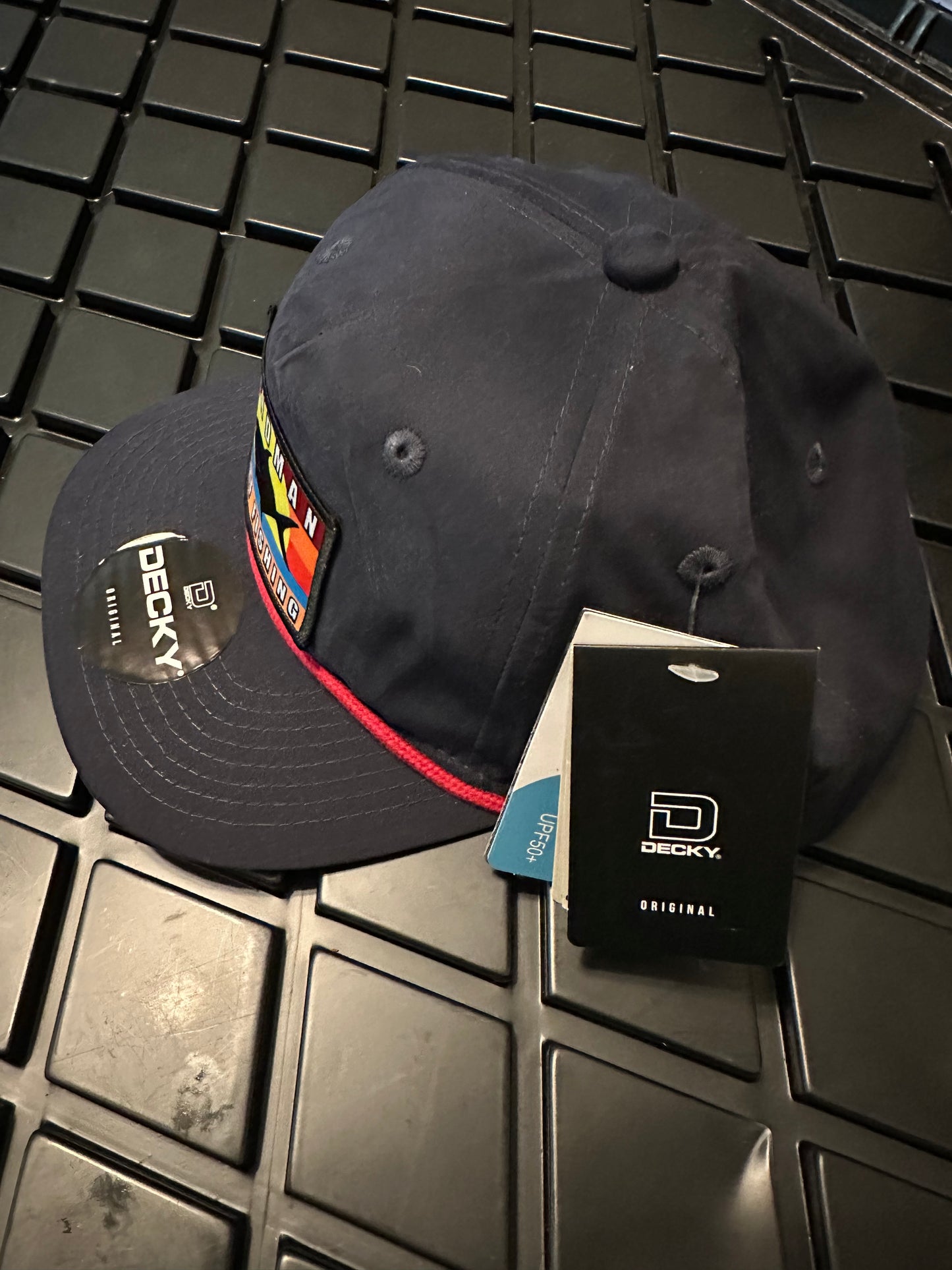 Red rope Navy (Decky)Patch Hat