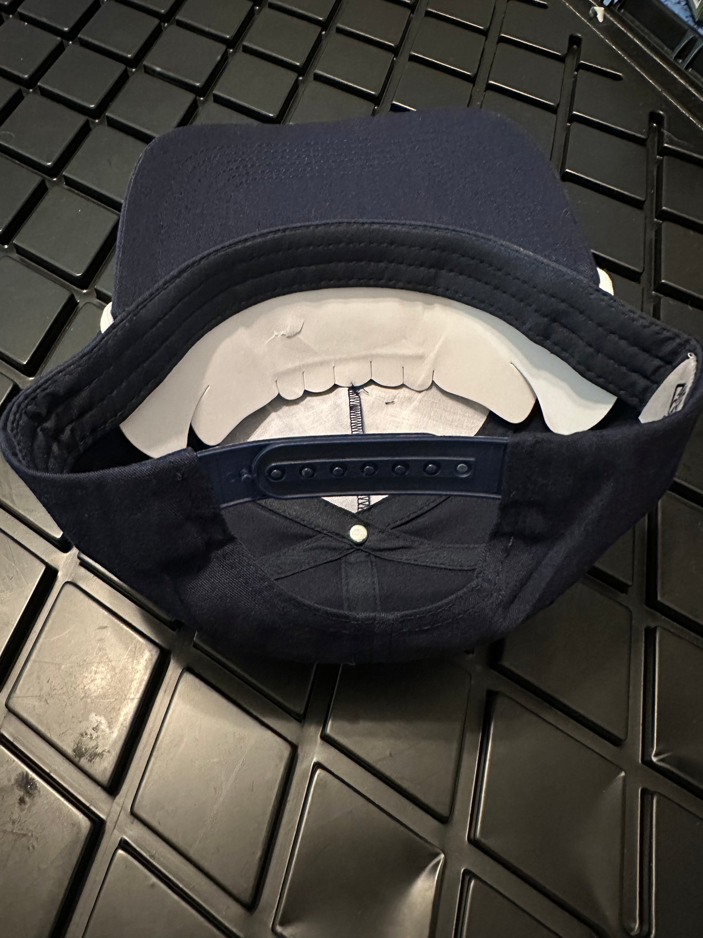 Navy blue Sheepshead Patch Rope Hat