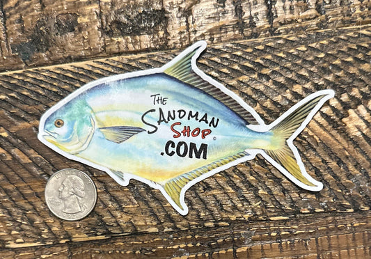 5” Vinyl Pompano sticker