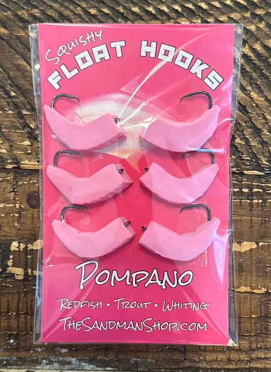 Pink float hook 6pk