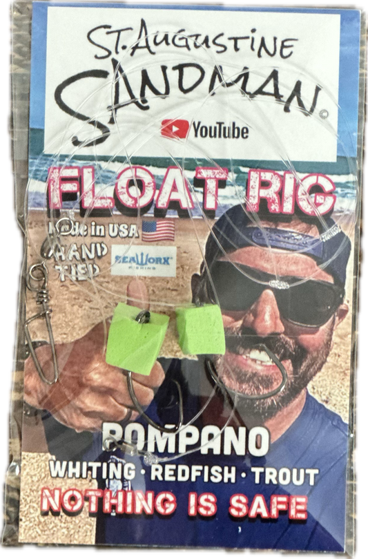 GREEN/Chartreuse Sandman Float rig