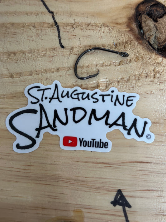 3” St. Augustine Sandman vinyl sticker